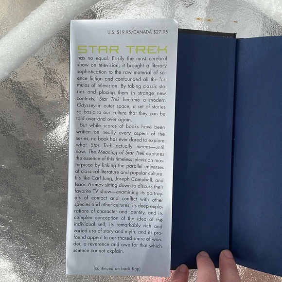 The Meaning of Star Trek and Beyond Star Trek. Hardcover books. Science/fiction - Picture 5 of 16